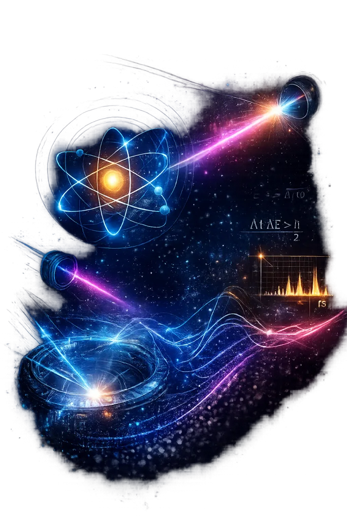 Illustration: photons, atoms and laser pulses